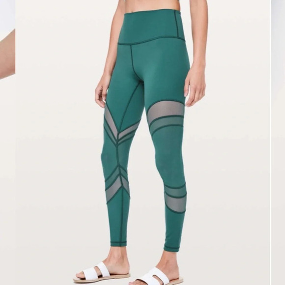 Lululemon Seek The Heat Tight *28" Green Jasper 21357 - Picture 3 of 11
